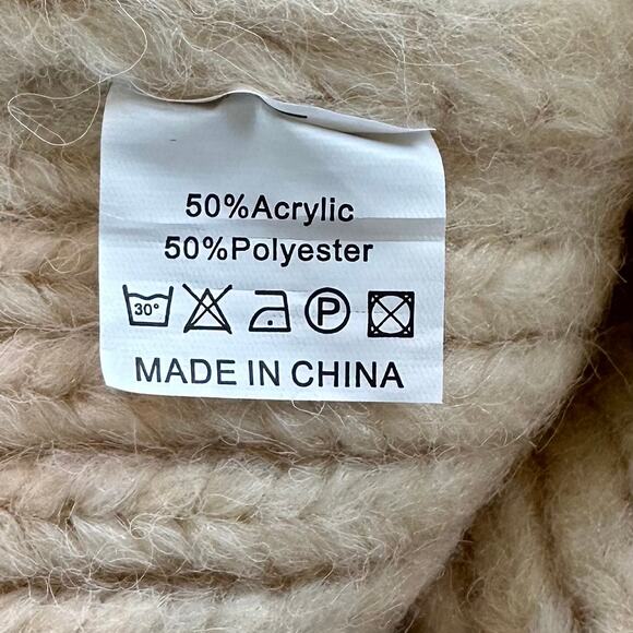 New! Arvores Women’s Cream & Black Ribbon Bows Beanie (K0088) - Picture 10 of 10